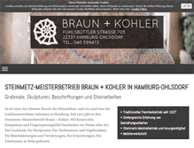 Tablet Screenshot of braunundkohler.de